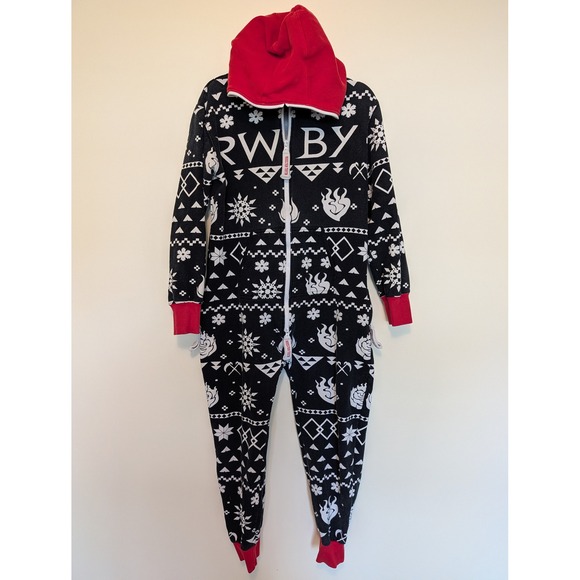 Tipsy Elves Other - Tipsy Elves Rooster Teeth RWBY Anime Hooded Onesie Fleece Jumpsuit Pajamas M